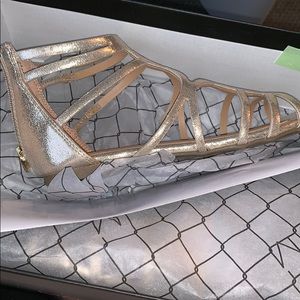 Material girl gold sandals